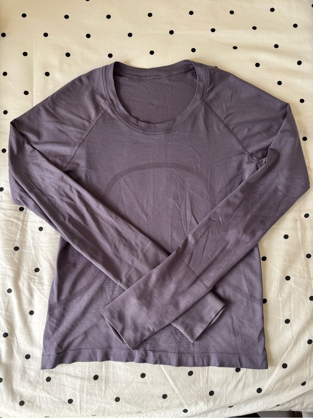 lululemon athletica Swiftly Tech 2.0 Purple Long-Sleeve Shirt Waist Length Size6